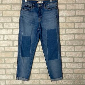Levi’s Heritage Boyfriend Jeans Women Sz 6 / 28 Blue Patch ankle Casual